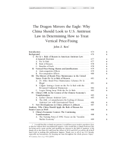 The Dragon Mirrors the Eagle: Why China