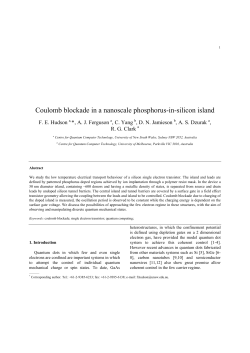 Coulomb blockade in a nanoscale phosphorus-in-silicon island
