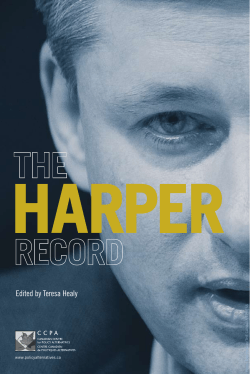 The Harper Record - Canadian Centre for Policy Alternatives