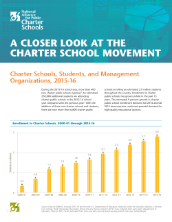 A Closer Look at the Charter School Movement