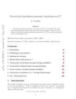 Non-trivial translation-invariant valuations on L