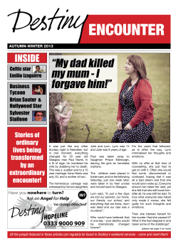 My dad killed my mum - I forgave him!