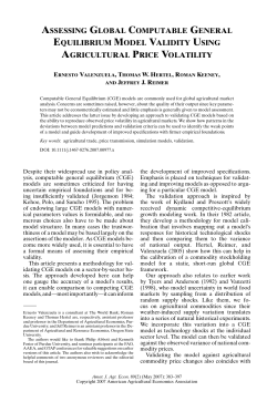 Assessing Global Computable General Equilibrium Model Validity