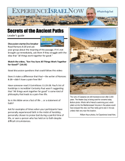 Leaders Guide All Things Work Together