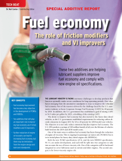 The role of friction modifiers and VI improvers