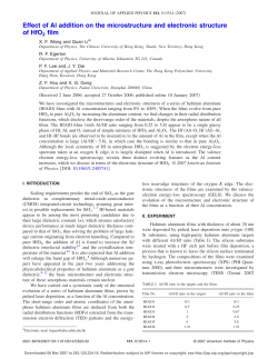 Effect of Al addition on the microstructure and electronic structure of