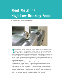 Meet Me at the High-Low Drinking Fountain