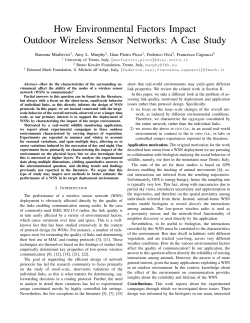How Environmental Factors Impact Outdoor Wireless Sensor