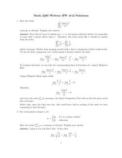 Math 2260 HW #12 Solutions