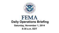 Daily Operations Briefing