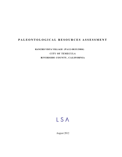 Paleontological Resources Assessment[Icon]