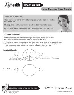 Coach on Call - UPMC Health Plan