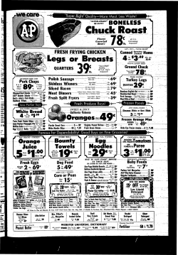 ghf" Quality—More Meat, Less Waste Fresh Produce Buys! Frozen