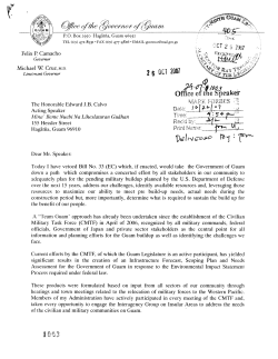 CCT 2 5 2 ~ 7 - Guam Legislature