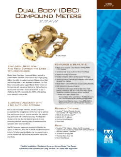 Dual Body (DBC) Compound Meters
