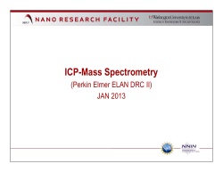 ICP-Mass Spectrometry