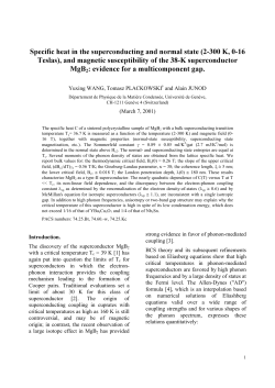 Specific heat in the superconducting and normal state (2 300 K, 0 16