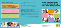 private fostering: Do you know someone under 16 who is living