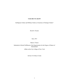 FAILURE TO ADAPT - Digital Archives