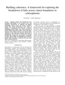 Building coherence: A framework for exploring the