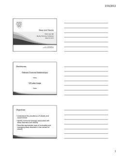 Disclosures Objectives