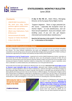 June 2016 Bulletin, with A day in the life of Adam Weiss, Managing