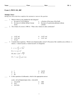 Exam 1