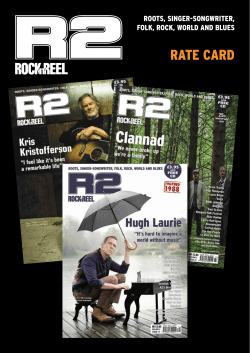 RATE CARD - R2 Magazine