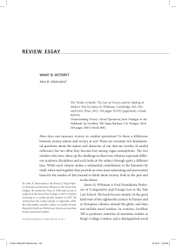 review essay - US Naval War College