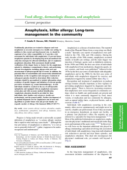 - Journal of Allergy and Clinical Immunology