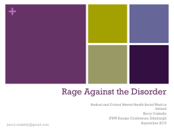 Rage Against the Disorder