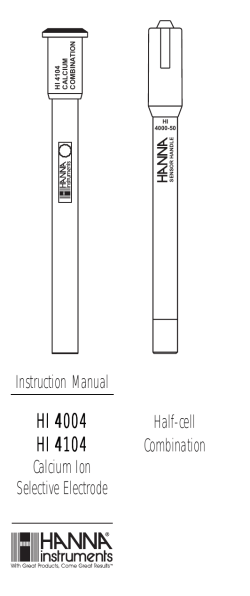 HI 4004 HI 4104 - Hanna Instruments