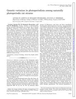 Genetic variation in photoperiodism among naturally photoperiodic