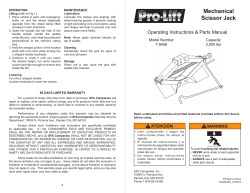 Mechanical Scissor Jack