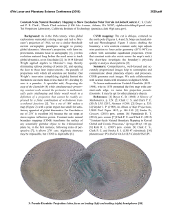 Constant-Scale Natural Boundary Mapping to Show Enceladan