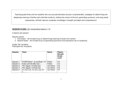 1 Teaching grade three and four students who are accurate