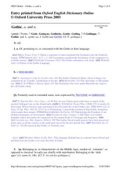 Entry printed from Oxford English Dictionary Online &copy; Oxford