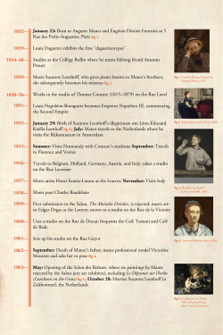 January 23: Born to Auguste Manet and Eug&eacute;nie