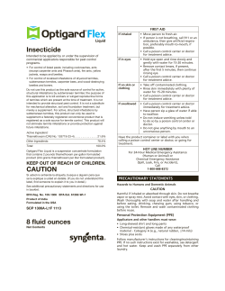 Insecticide CAUTION 8 fluid ounces