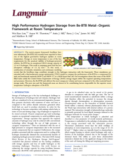 High Performance Hydrogen Storage from Be