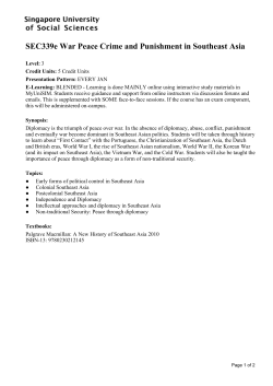 SEC339e War Peace Crime and Punishment in Southeast Asia