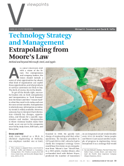 Technology Strategy and Management