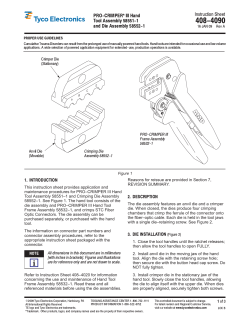 PRO-CRIMPER III Hand Tool Assembly 58551
