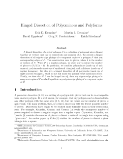 Hinged Dissection of Polyominoes and Polyforms