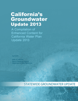 California`s Groundwater