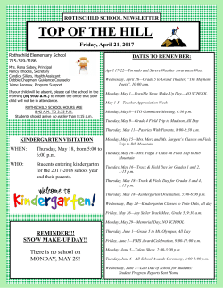 April 20 - D.C. Everest Area School District