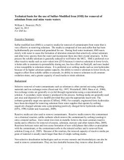 Technical basis for the use of Sulfur-Modified Iron