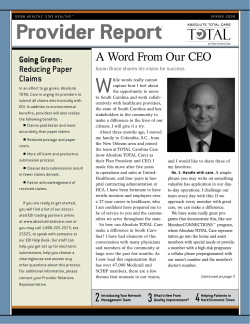 2 3 4 A Word From Our CEO