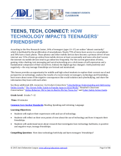 teens, tech, connect - Anti