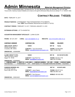 T-632(5) Contract Release
